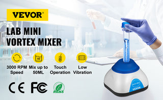 Lab Mini Vortex Mixer 3000/6000 RPM Fixed Speed Shaker 50ML Laboratory Equipment Use for Test Tube Tattoo Ink Nail Polish