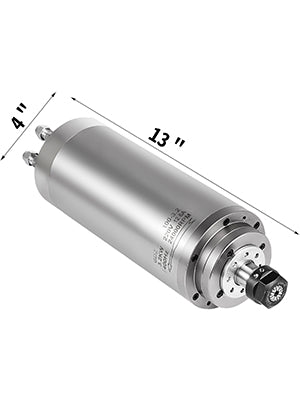 Water Cooled Spindle Motor 0.8KW- 3KW High Speed ER11 ER20 Collet for CNC Engraving Milling Machine & Frequency Converter