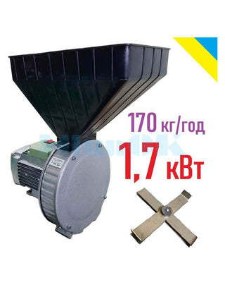 Kruszarka do ziarna Gazda R71 (1,7 kW, 170 kg/godz.)